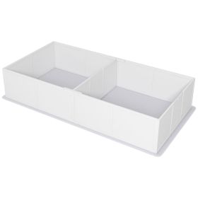 Whelping Box for Puppies and Dogs w/ Waterproof Pee Pad & Adjustable Door for Large, Medium, Small Dogs,96" x 47" x 19"