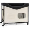 VEVOR Elevated Lounge Pet Bed, Foldable Bunk Dog Bed with 600D Oxford Cloth and Dutch Velvet, Portable Raised Cot with Wheels, Side Storage Bags