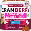 Dog UTI Treatment Cranberry Supplement & Bladder Control for Dogs Urinary Tract Infection Incontinence Pill Bladder Stones UTI Medicine Treats 120 Sof