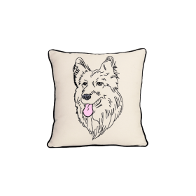 GERMAN SHEPHERD PORTRAIT DOG PILLOW