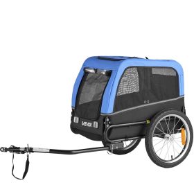 VEVOR Dog Bike Trailer, Supports up to 66 lbs, Pet Cart Bicycle Carrier for Small & Medium Dogs, Easy Folding Frame with Quick Release Wheel