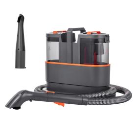 Carpet Cleaner Machine, 50.72 oz Clean Water Tank & 27.05 oz Dirty Water Tank, Portable Upholstery Shampooer, 11.5Kpa Handheld Furniture Extractor, Sp