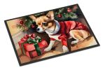 NEW Chihuahua Cozy Christmas Doormat Front Door Mat Indoor Outdoor Rugs for Entryway, Non Slip Washable Low Pile, 18H X 27W