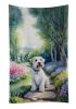 Sealyham Terrier Spring Path Kitchen Towel Dish Cloths Guest Hand Towel Decorative Bathroom Towel for Face,Tea, Dishcloth, Kitchen and Bath