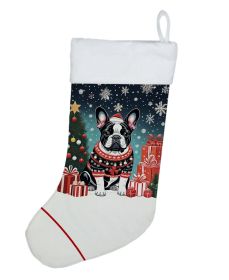 French Bulldog Christmas Christmas Stocking Fireplace Hanging Stockings Christmas Season Party Decor Family Holiday Decorations