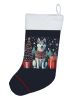 Siberian Husky Christmas Christmas Stocking Fireplace Hanging Stockings Christmas Season Party Decor Family Holiday Decorations