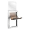 VEVOR Pet Door for Door with Lock and Magnetic Flap System Aluminum Frame M
