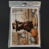 Chocolate Lab Fall Kitchen Pumpkins Greeting Cards Pack of 8 Blank Cards with Envelopes Whimsical A7 Size 5x7 Blank Note Cards