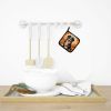 Bernese Mountain Dog Fall Pair of Pot Holders Kitchen Heat Resistant Pot Holders Sets Oven Hot Pads for Cooking Baking BBQ, 7 1/2 x 7 1/2