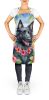 Belgian Sheepdog Luau Apron Cooking Kitchen Server Baking Crafts Gardening for Adult Women Men, Unisex, Large, Multicolor