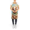 Norfolk Terrier Luau Apron Cooking Kitchen Server Baking Crafts Gardening for Adult Women Men, Unisex, Large, Multicolor