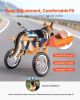VEVOR Dog Wheelchair for Back Legs, Lightweight 2 Wheels Pet Wheelchair, Height, Width & Length Adjustable, Dog Cart with Shock-Absorbing Wheels, for