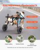 VEVOR Dog Wheelchair for Back Legs, Adjustable 2 Wheels Pet Wheelchair, Lightweight Dog Cart with Shock-Absorbing Wheels, Mobility Support Wheel Chair