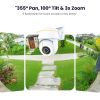 5MP Outdoor WiFi Security Camera, AI Motion Detection, Color Night Vision, Spotlight & Siren, Two-Way Audio, App Control, Alexa & Google Home