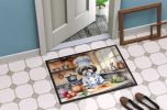NEW Shih Tzu The Chef Doormat Front Door Mat Indoor Outdoor Rugs for Entryway, Non Slip Washable Low Pile, 18H X 27W