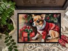 NEW Chihuahua Cozy Christmas Doormat Front Door Mat Indoor Outdoor Rugs for Entryway, Non Slip Washable Low Pile, 18H X 27W
