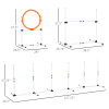 Dog Agility Equipment Set of Eight Cones