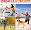Diman Dog Soccer Balls Toys: Dog Balls with Straps for Indoor Outdoor Play, Pet Toys Balls for Small Medium, Doggie Birthday Gift, Interactive Pet Toy