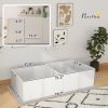 Whelping Box for Dogs and Puppies w/ Waterproof Pee Pad & Adjustable Door for Medium, Small Dogs, 77" x 38" x 19"