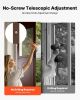 VEVOR Dog Door for Sliding Glass Door, 75 7/8 to 80 11/16 in Adjustable Height, Aluminum Alloy Frame with Rotating Hinges, Lock Design, 13 5/8 x 23 5/
