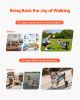 VEVOR Dog Wheelchair for Back Legs, Adjustable 2 Wheels Pet Wheelchair, Lightweight Dog Cart with Shock-Absorbing Wheels, Mobility Support Wheel Chair