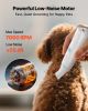 VEVOR Dog Clippers for Grooming, 4 in 1 Dog Grooming Kit, Low Noise, Rechargeable Pet Shaver with 6 Combs & 4 Detachable Blades, Waterproof Cordless P