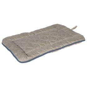 DGS Pet Products Chenille Pet Sleeper Cushion Extra Extra Large Blue/Grey 30" x 48" x 1" (Color: Grey/Blue, size: large)