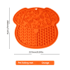 Lick Mat for Dogs and Cats Dog Slow Feeder Mat with Strong Suction