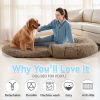 Human Dog Bed, 71"x43"x12" Dog Beds for Large Dogs, Foldable Plush Washable Dog Bed for People Doze Off, Orthopedic Dog Beds for Humans Size Fits You