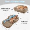 Human Dog Bed, 71"x43"x12" Dog Beds for Large Dogs, Foldable Plush Washable Dog Bed for People Doze Off, Orthopedic Dog Beds for Humans Size Fits You