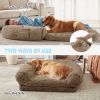Human Dog Bed, 71"x43"x12" Dog Beds for Large Dogs, Foldable Plush Washable Dog Bed for People Doze Off, Orthopedic Dog Beds for Humans Size Fits You